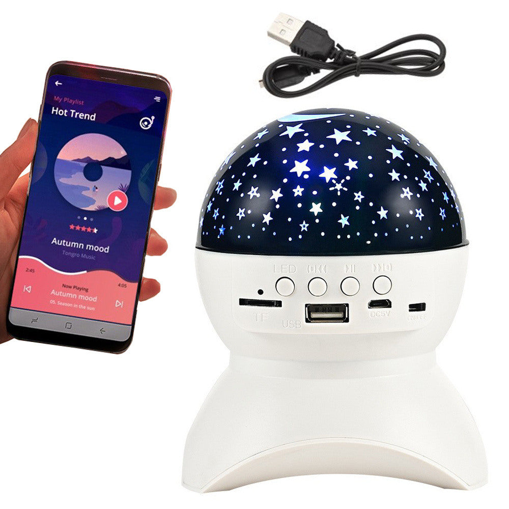 Sterren projector en Bluetooth muziekspeler/ nachtlamp. USB opladen - kinderkamer