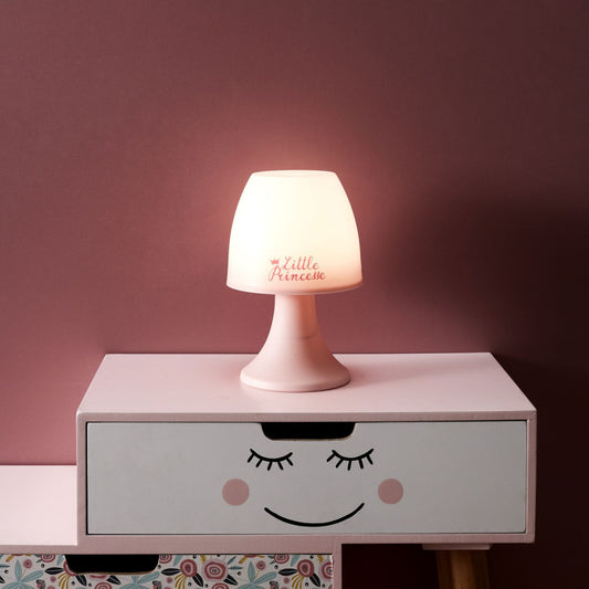Paddenstoelen kinderkamer lampje - Little Princesse - Roze of grijs