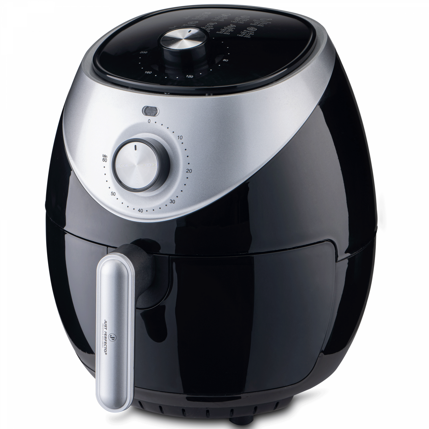 Airfryer Just Perfecto JL-21: Heteluchtfriteuse van 1400 W met knopbediening - 3,2 liter